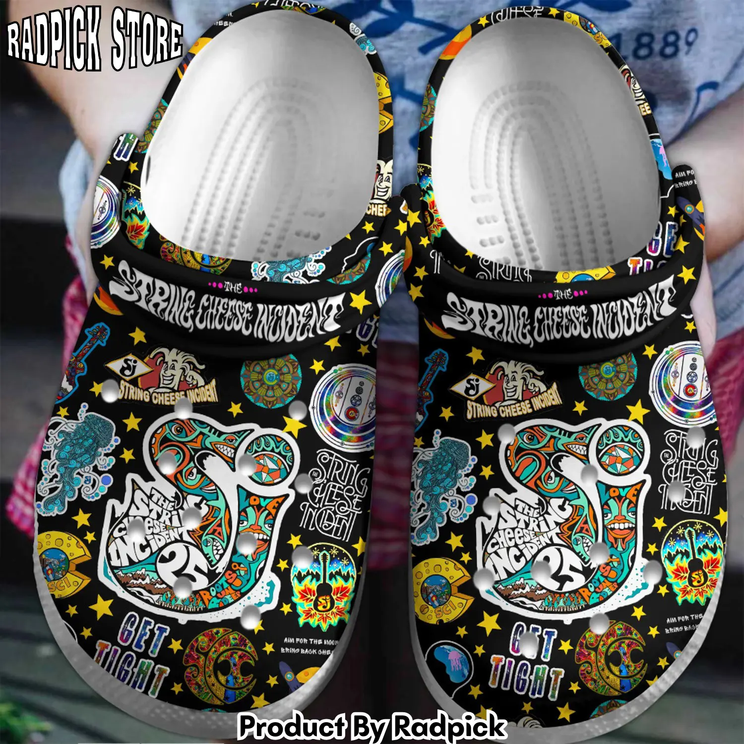 Radpick premium the string cheese incident music clogs shoes comfortable for men women heh rp6522048
